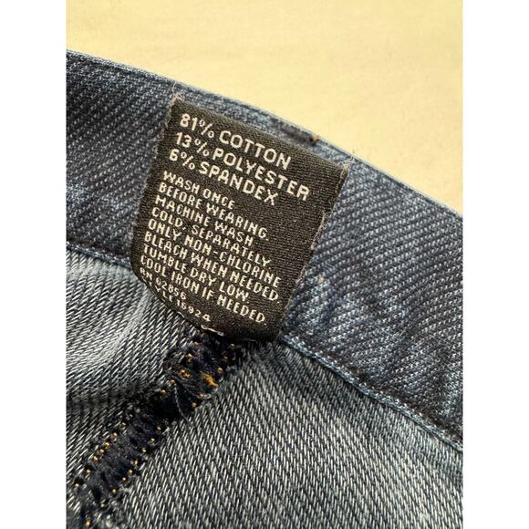 HUE Essential Denim Leggings Size S Deep Indigo Wash Belt Loops Pull On Jeggings - Picture 5 of 8